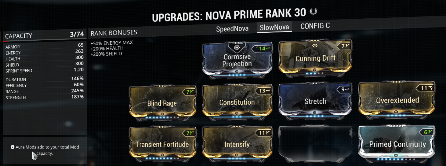 slow nova build example