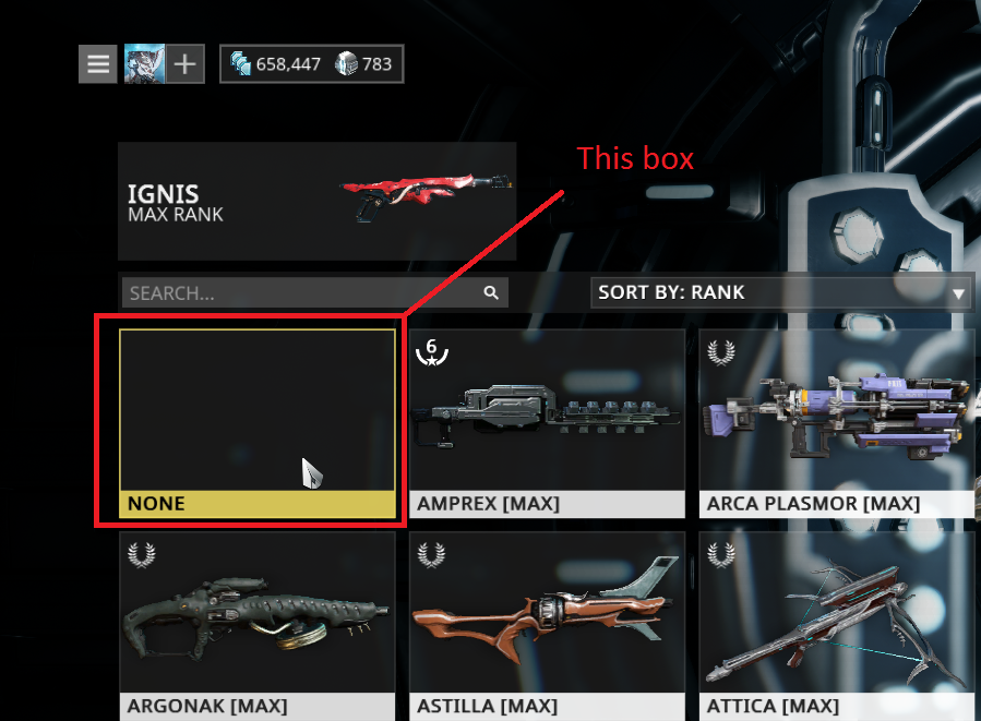 how to free up weapon slots warframe